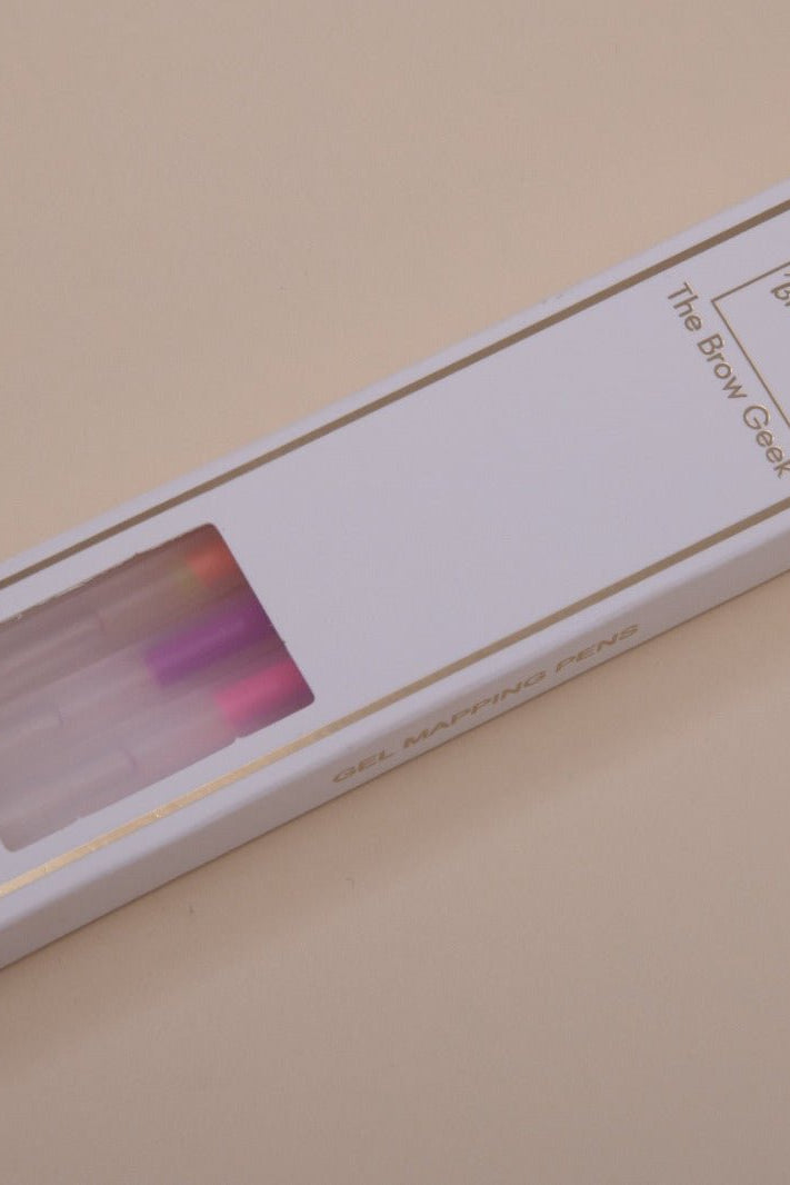 ULTRA PRECISE RAINBOW GEL MAPPING PENS - 4 pack Brows but make it art range
