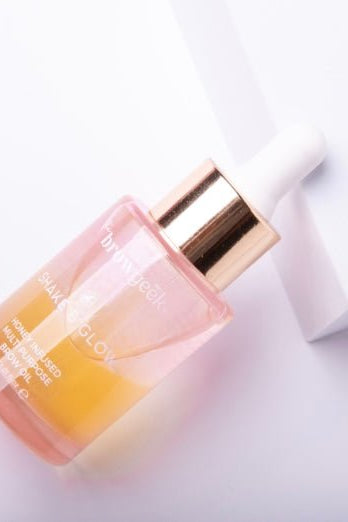 SHAKE & GLOW HONEY INFUSED MULTI PURPOSE BROW OIL 30ml PRO SALON SIZE