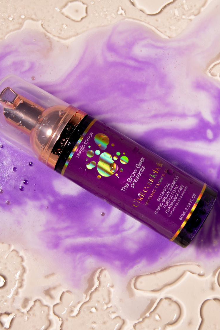 THE BROW GEEK x CHATEAUDEBELLE BROW SHAMPOO FOAM 60ml PINK OR PURPLE