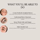 Brow Lamination, Waxing & Tinting Course Beginners 3 Course Bundle