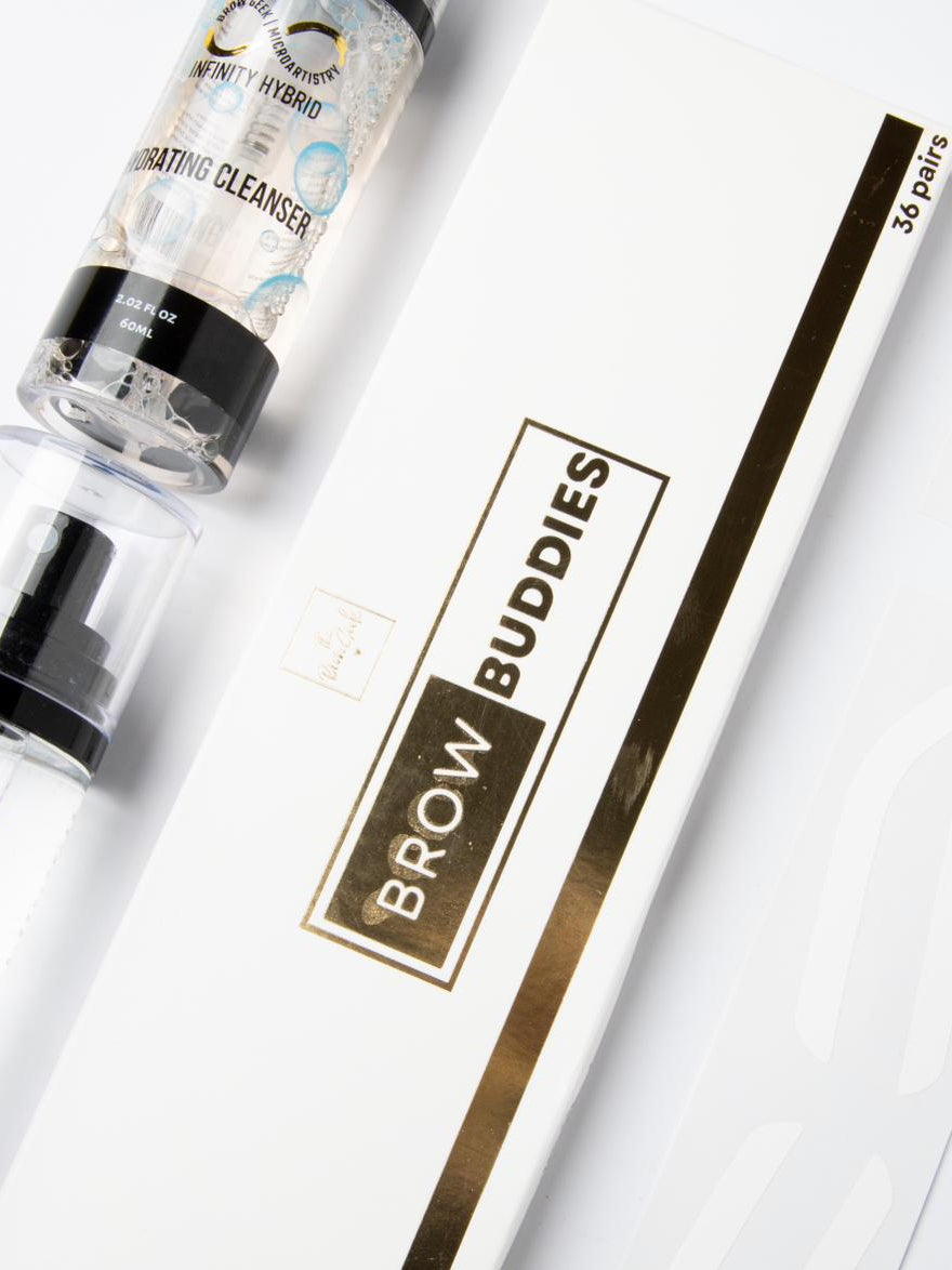 Airbrush Hybrid Brows KITS - Aqua Drops Liquid Brow Stain plus prep