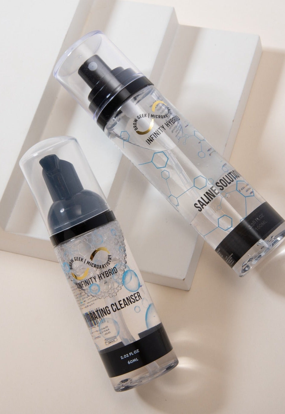 The Brow Geek Hybrid Brow Prep Shampoo Kit