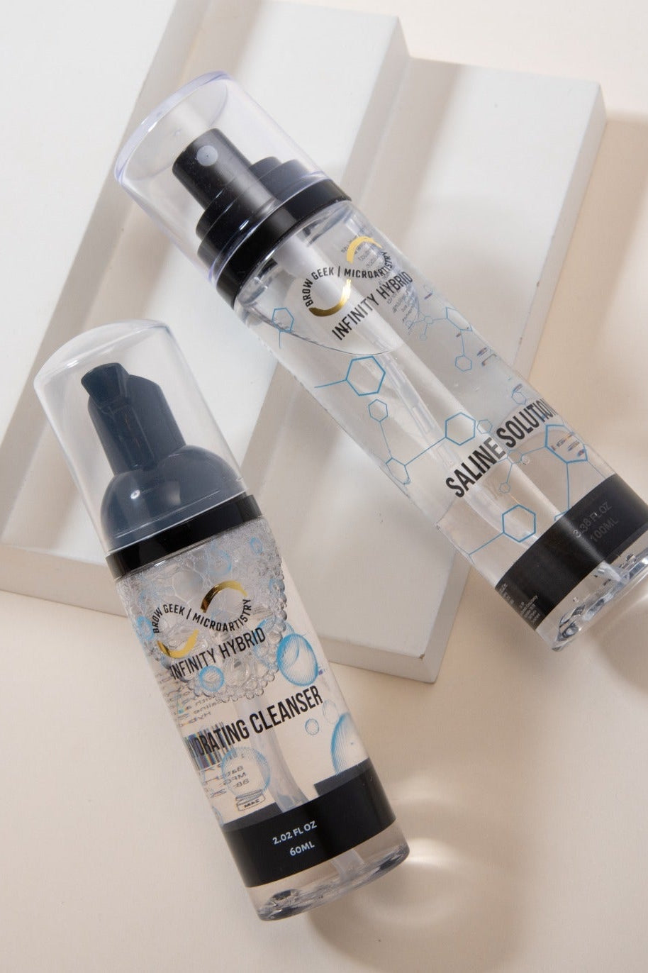 The Brow Geek Hybrid Brow Prep Shampoo Kit