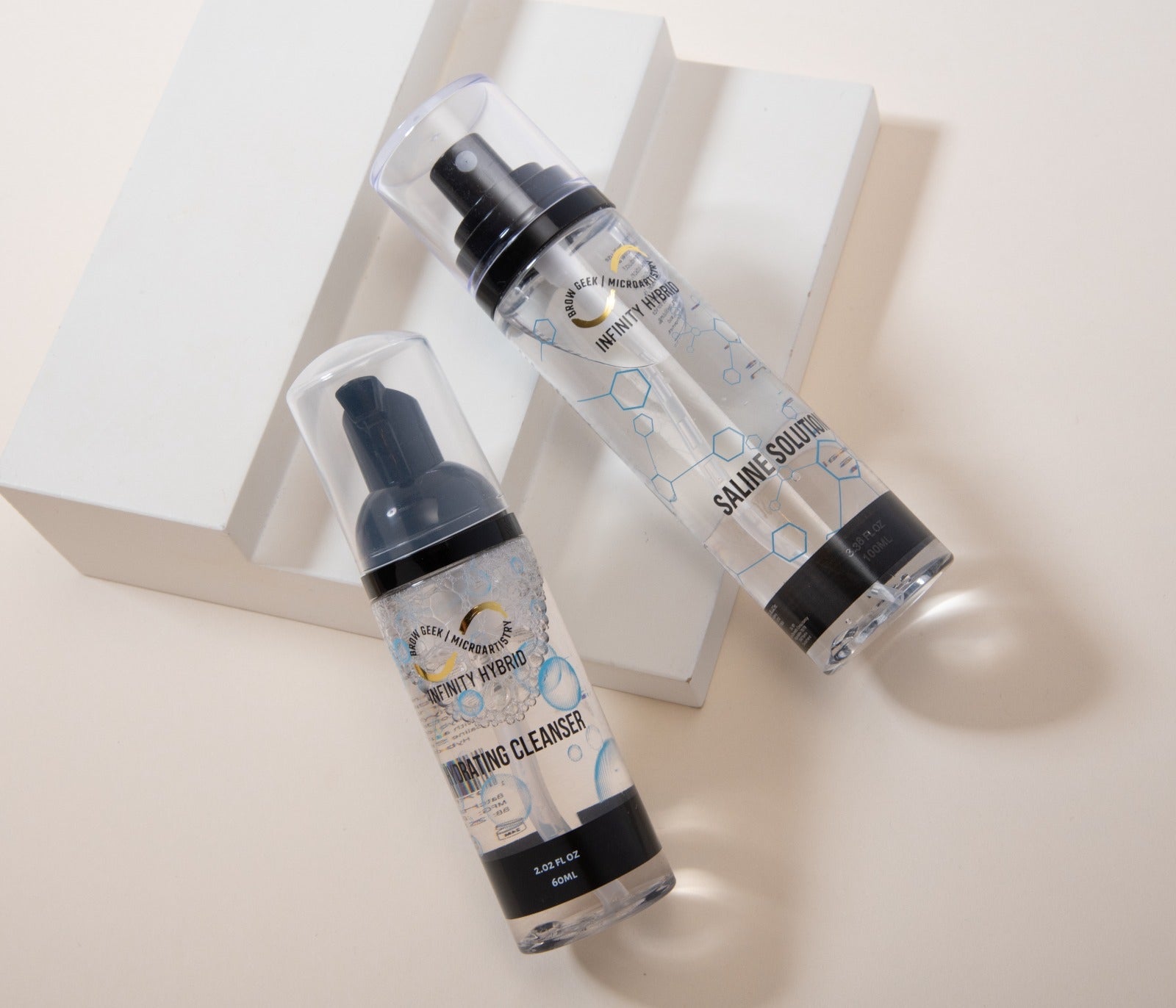 The Brow Geek Hybrid Brow Prep Shampoo Kit