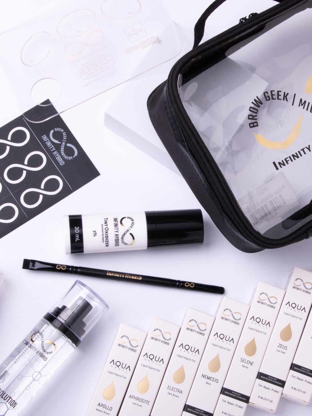 INFINITY AQUA DROPS GOLD KIT - YOUR COMPLETE HYBRID STAIN KIT
