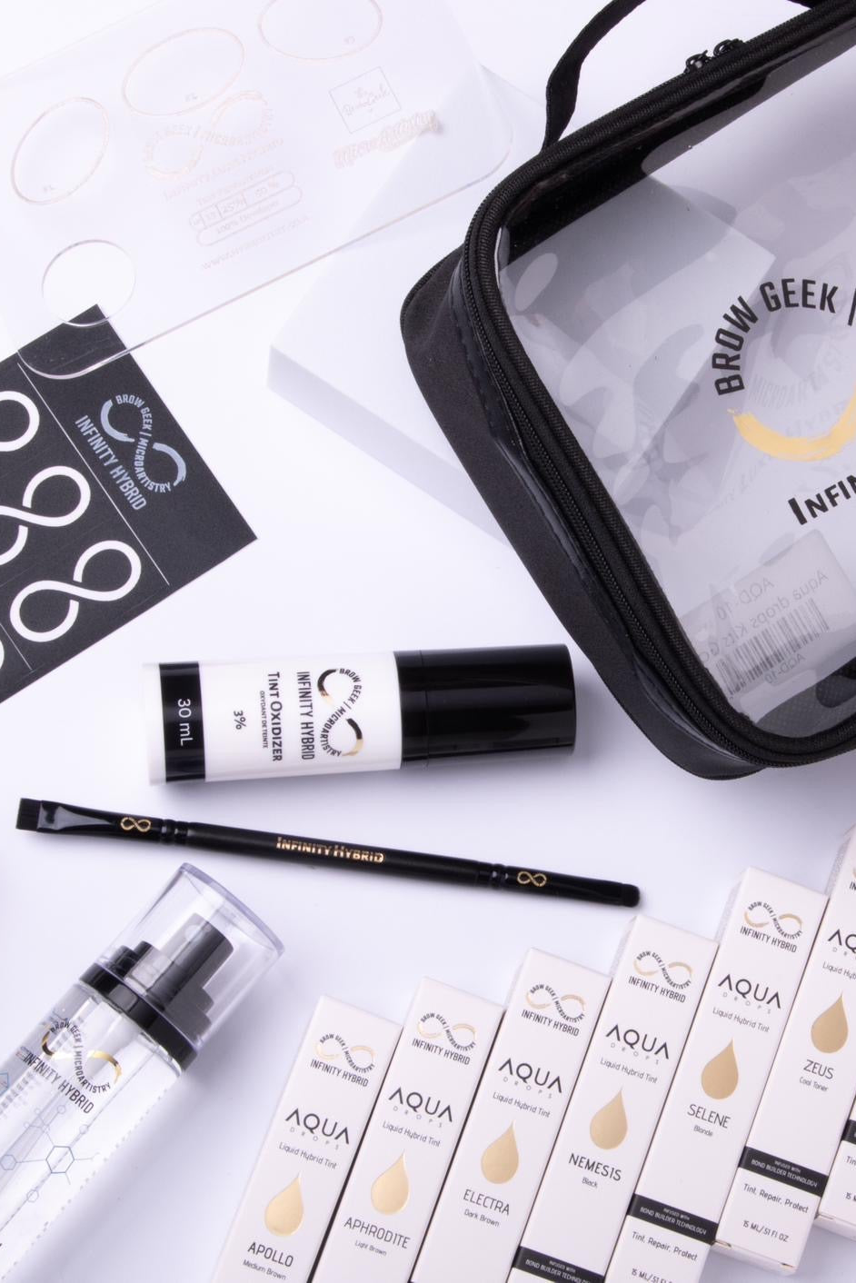 INFINITY AQUA DROPS GOLD KIT - YOUR COMPLETE HYBRID STAIN KIT