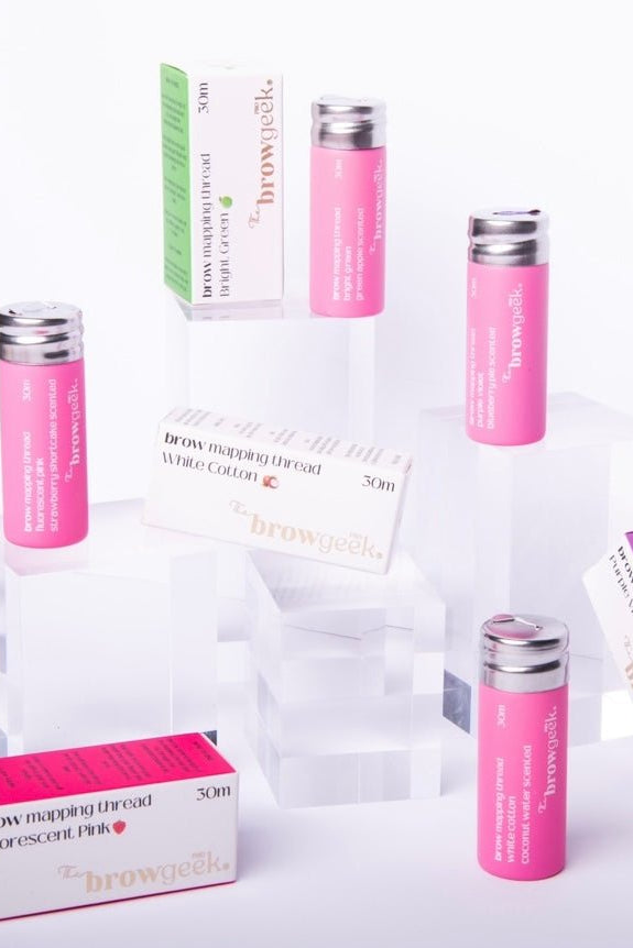 THE ART RANGE MAPPING STRING - SCENTED HIGHLY PIGMENTED BROW MAPPING THREAD 30m - GET MAPPING CLASS FREE ON BUNDLE DEAL