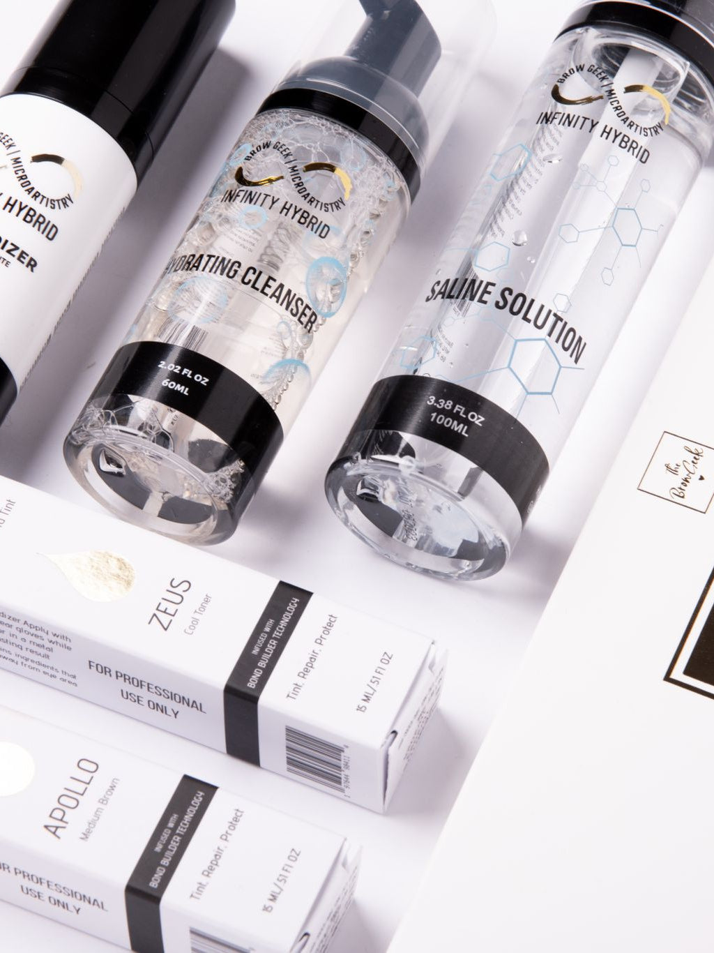 Airbrush Hybrid Brows KITS - Aqua Drops Liquid Brow Stain plus prep