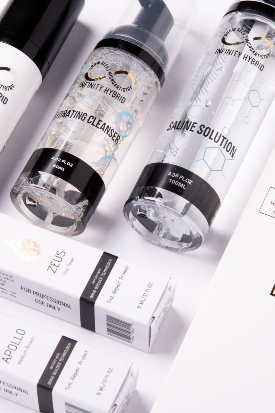 Airbrush Hybrid Brows KITS - Aqua Drops Liquid Brow Stain plus prep