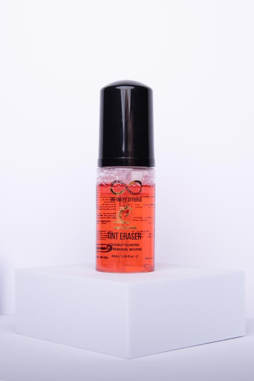INFINITY TINT ERASER FOAM MOUSSE - 40ML COCONUT SCENT, CHERRY PINK COLOUR