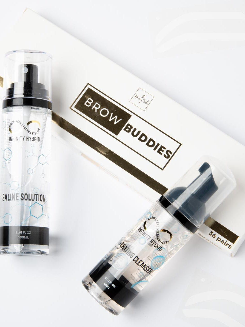 Airbrush Hybrid Brows KITS - Aqua Drops Liquid Brow Stain plus prep