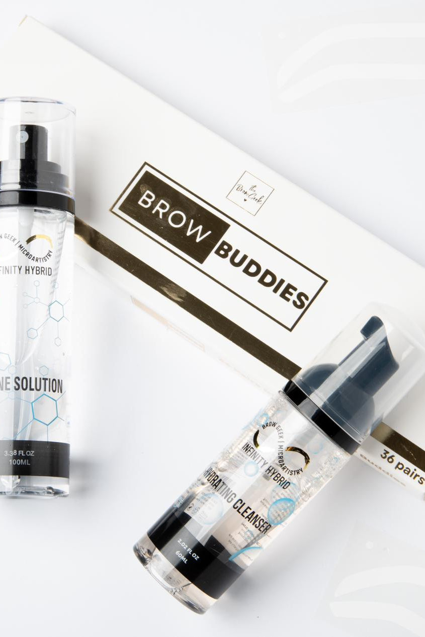 Airbrush Hybrid Brows KITS - Aqua Drops Liquid Brow Stain plus prep