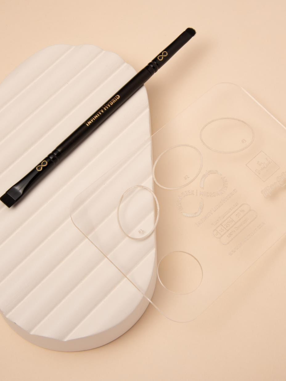 Infinity Lift & Tint Palette Gold/Clear with Buff & Blend Brush