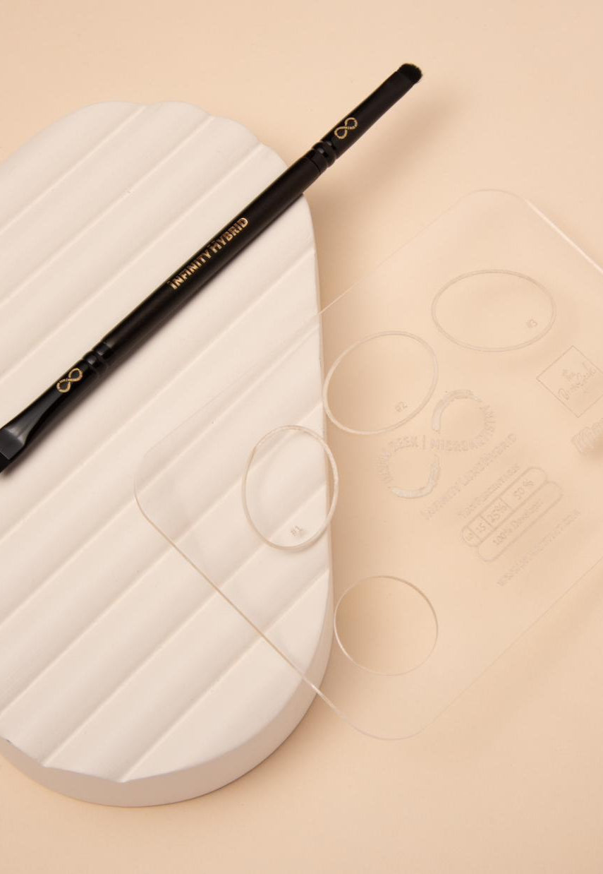 Infinity Lift & Tint Palette Gold/Clear with Buff & Blend Brush