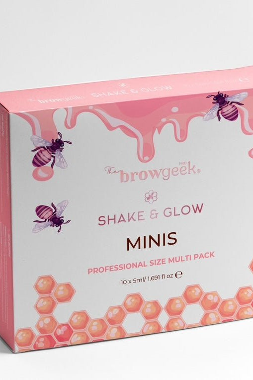 SHAKE & GLOW MULTI USE HONEY INFUSED BROW OIL - RETAIL PACK 10 x 5ml