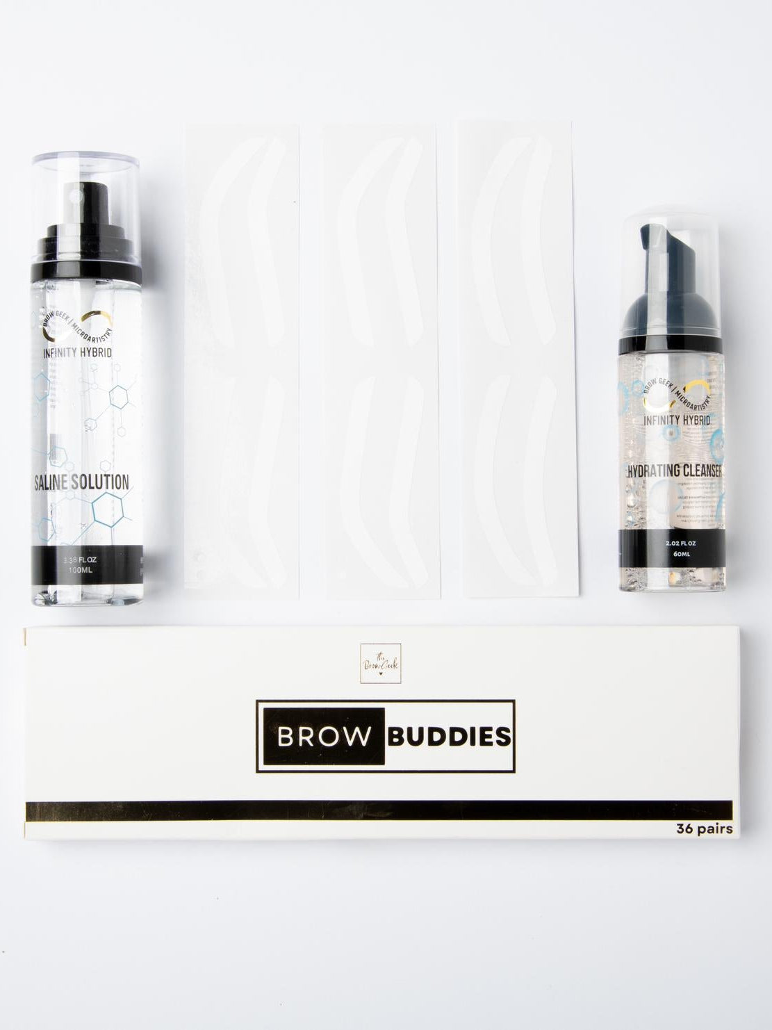 Airbrush Hybrid Brows KITS - Aqua Drops Liquid Brow Stain plus prep