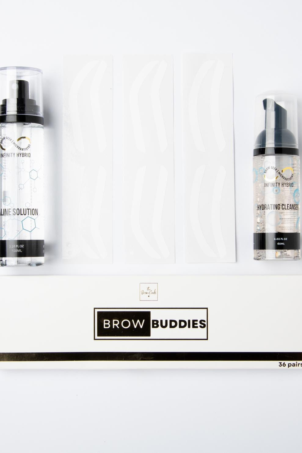 Airbrush Hybrid Brows KITS - Aqua Drops Liquid Brow Stain plus prep