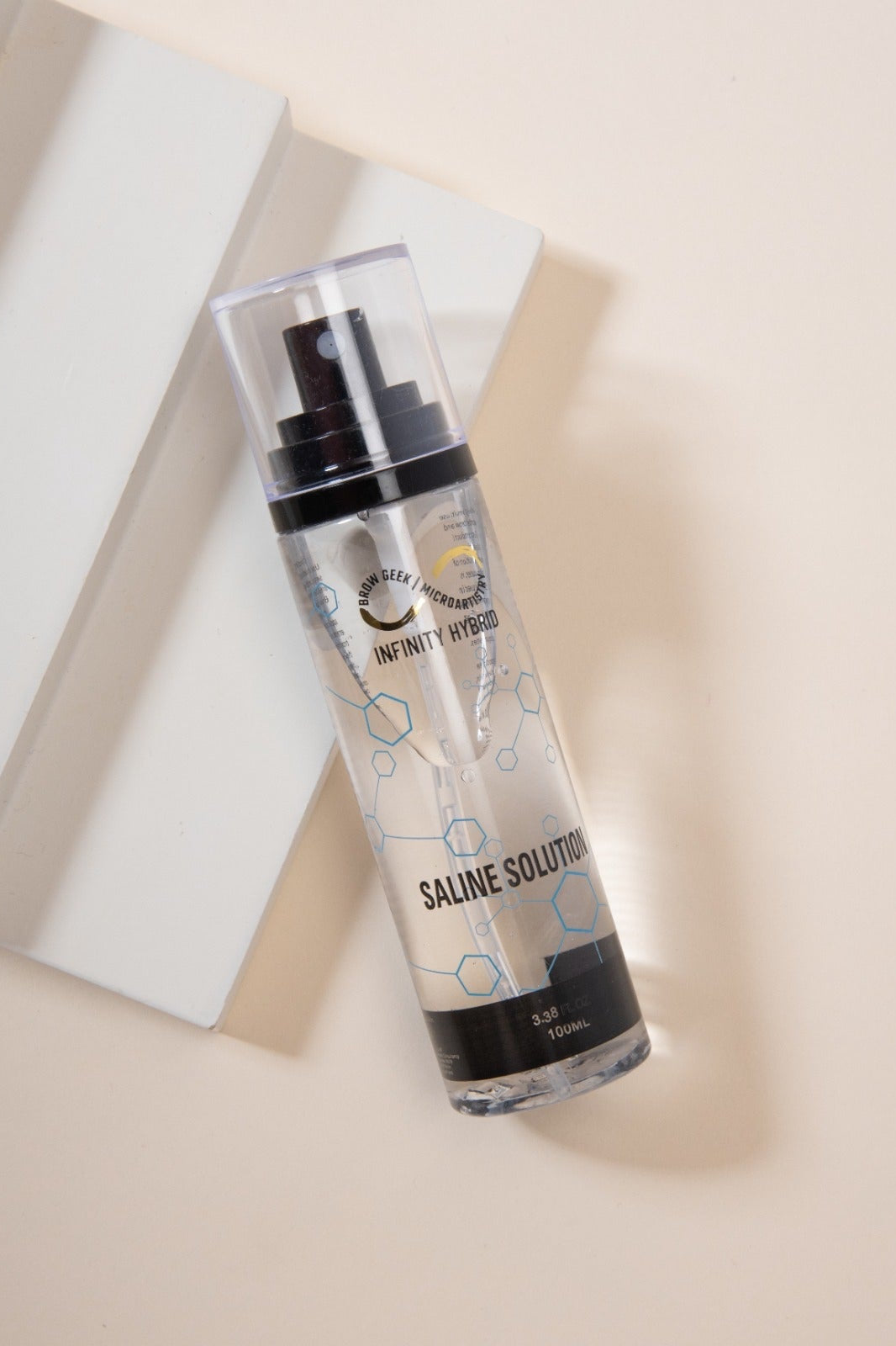 INFINITY SALINE SOLUTION 100ML - YOUR MUST HAVE BROW KIT PRODUCT