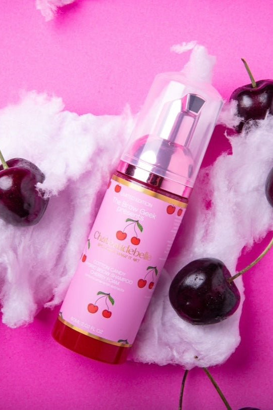 THE BROW GEEK x CHATEAUDEBELLE BROW SHAMPOO FOAM 60ml PINK OR PURPLE