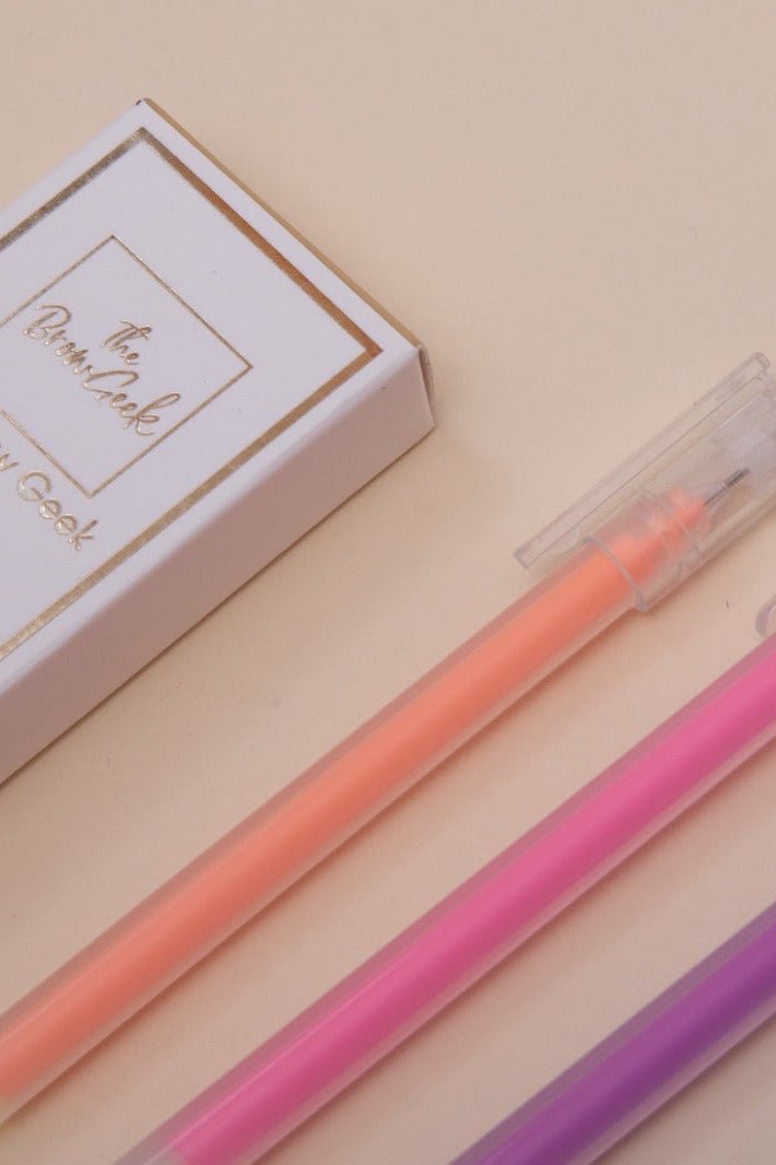 ULTRA PRECISE RAINBOW GEL MAPPING PENS - 4 pack Brows but make it art range