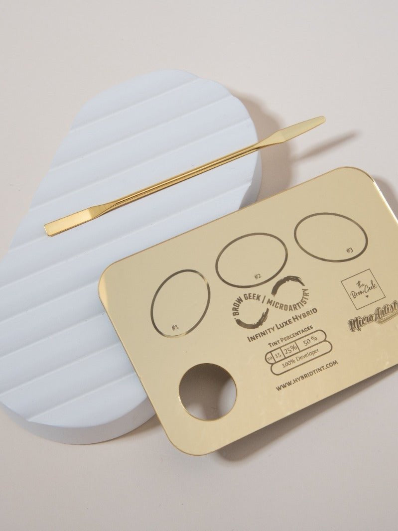 Infinity Lift & Tint Palette Gold/Clear with Buff & Blend Brush