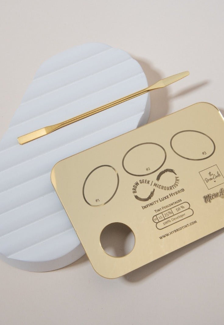 Infinity Lift & Tint Palette Gold/Clear with Buff & Blend Brush