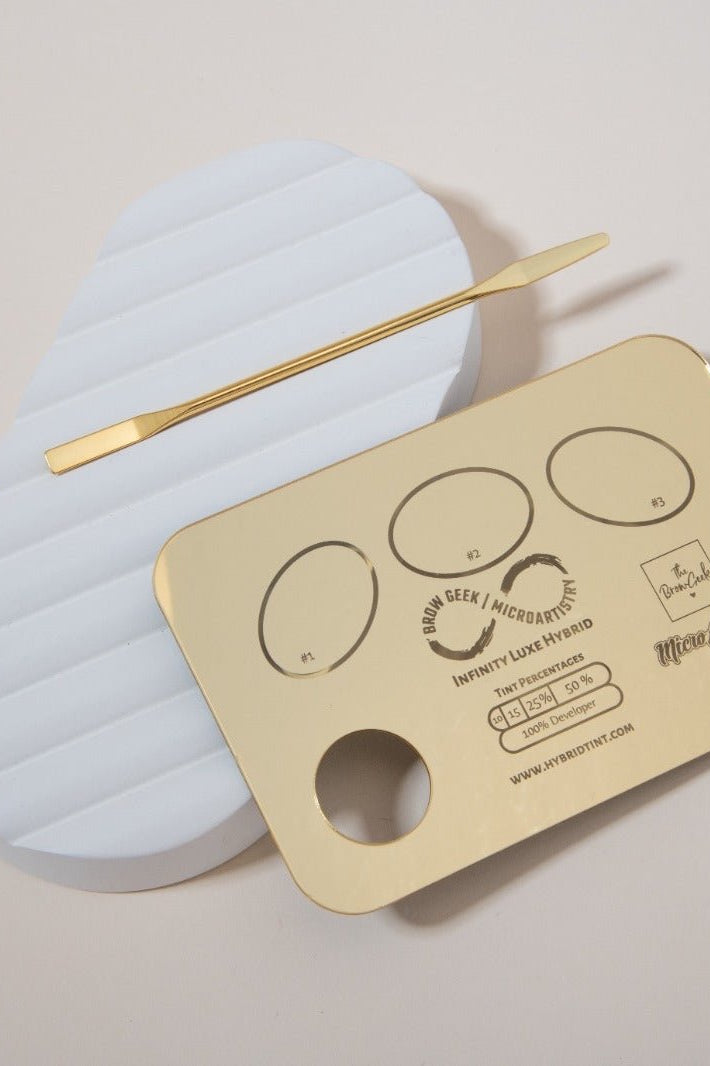 Infinity Lift & Tint Palette Gold/Clear with Buff & Blend Brush