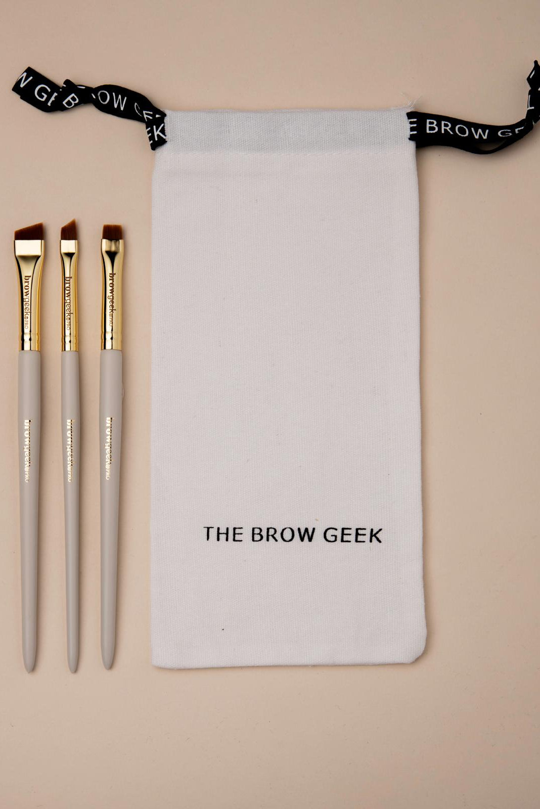 THE BROW GEEK PRO HYBRID BRUSH SET (3 BRUSHES PER KIT)