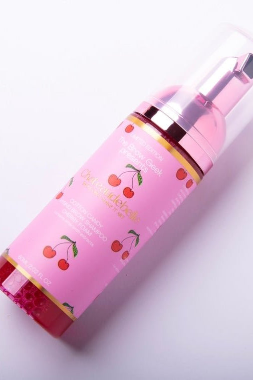 THE BROW GEEK x CHATEAUDEBELLE BROW SHAMPOO FOAM 60ml PINK OR PURPLE