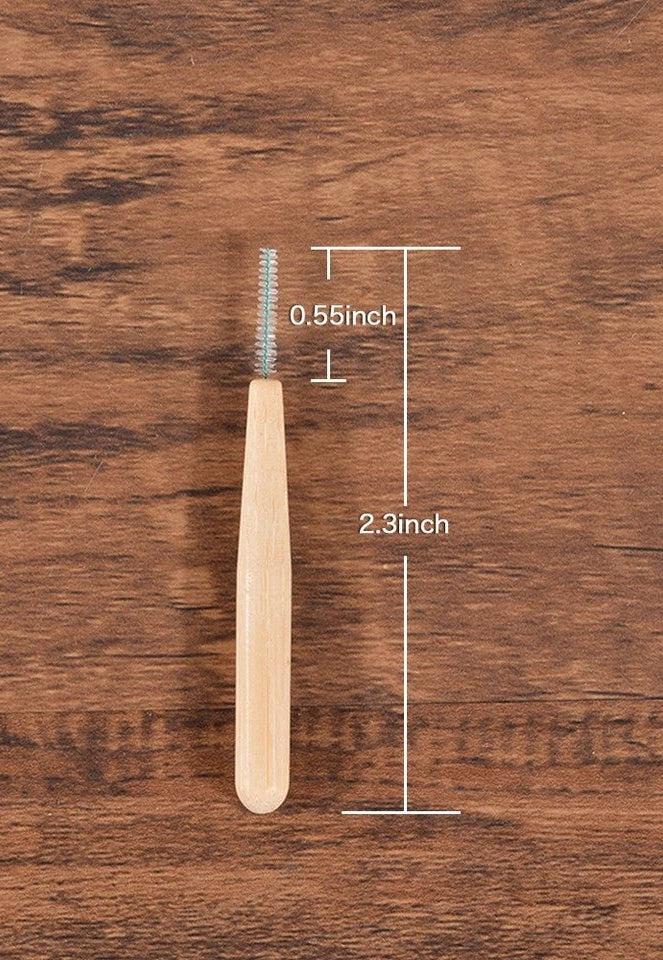 Bamboo Interdental Floss Heads x10 ā Sustainable Tools for Brow Lamination