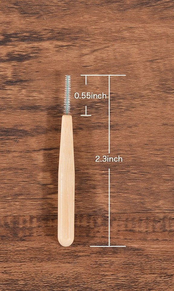Bamboo Interdental Floss Heads x10 – Sustainable Tools for Brow Lamination
