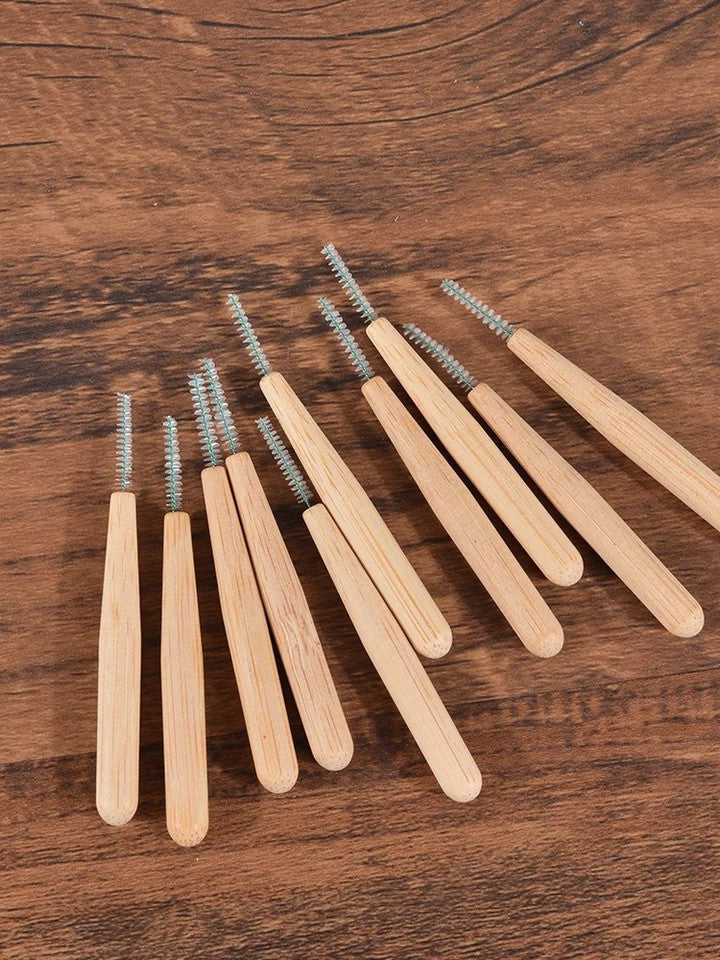 Bamboo Interdental Floss Heads x10 – Sustainable Tools for Brow Lamination