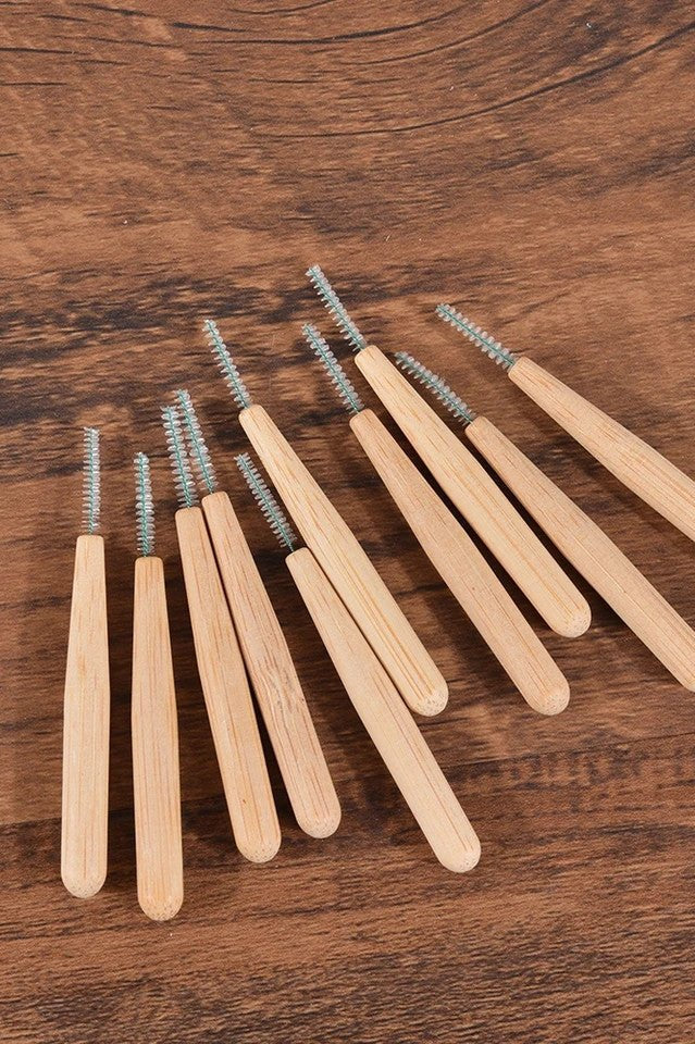 Bamboo Interdental Floss Heads x10 ā Sustainable Tools for Brow Lamination