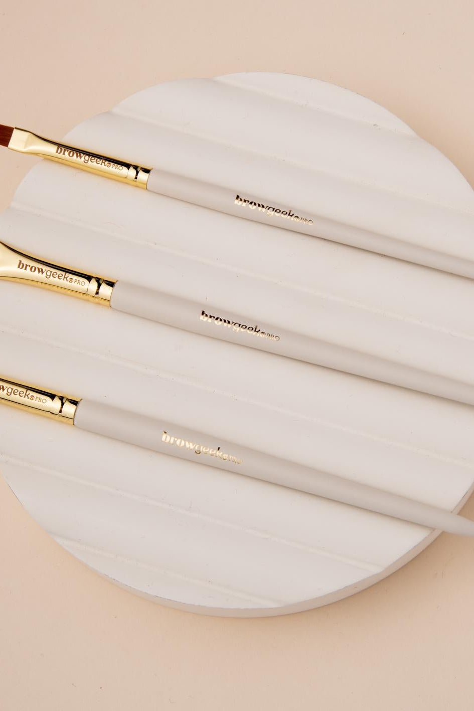 THE BROW GEEK PRO HYBRID BRUSH SET (3 BRUSHES PER KIT)