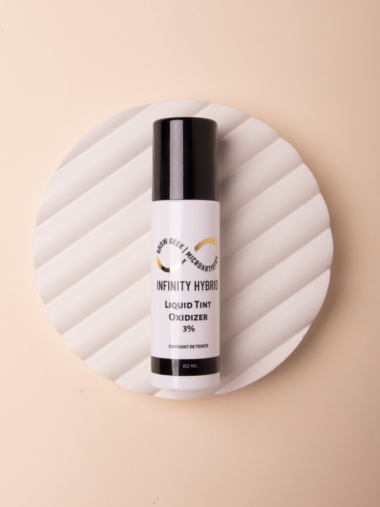 INFINITY LIQUID SPRAY OXIDISER (DEVELOPER) 3% 60ML suitable for airbrush brows & manual application