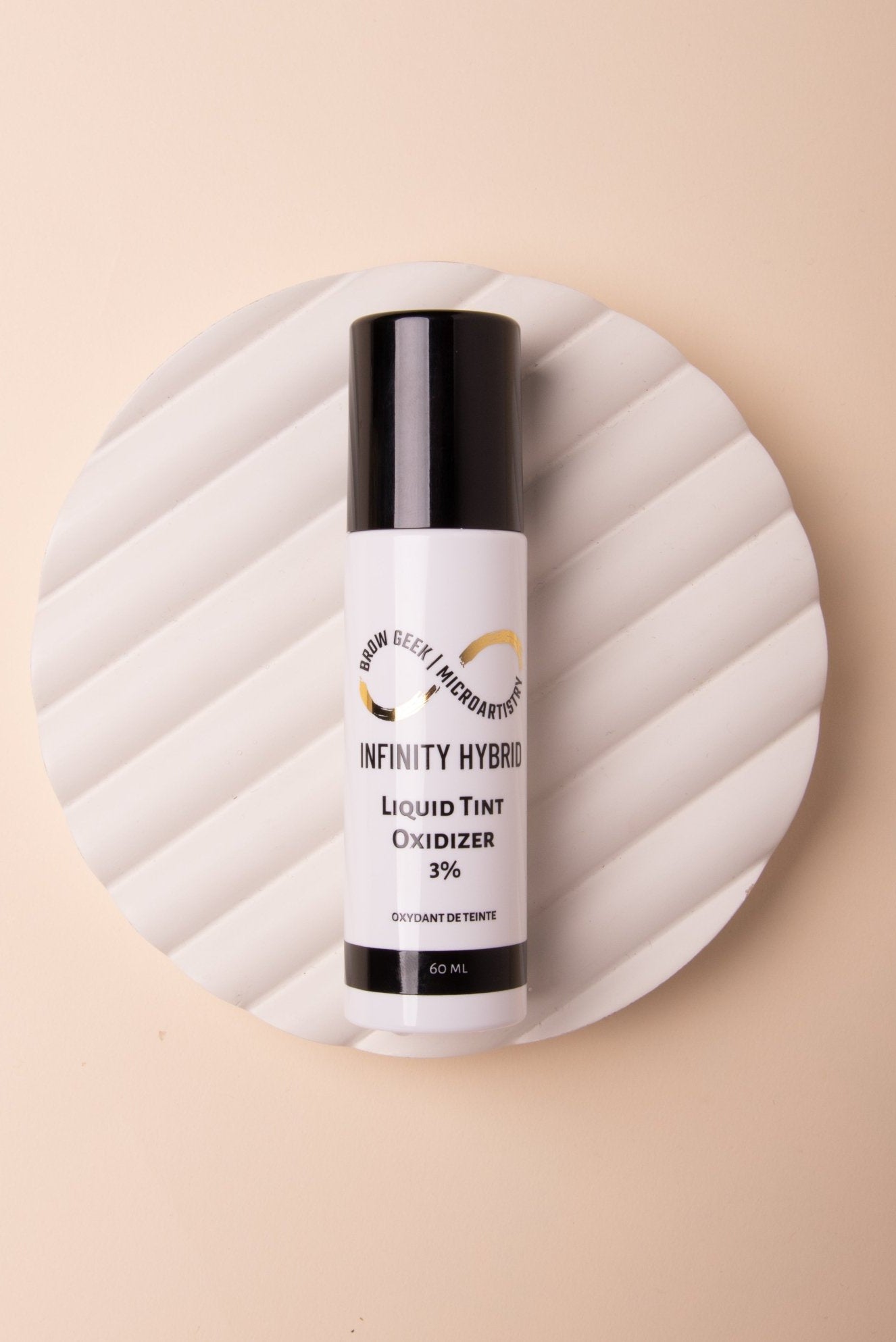 INFINITY LIQUID SPRAY OXIDISER (DEVELOPER) 3% 60ML suitable for airbrush brows & manual application
