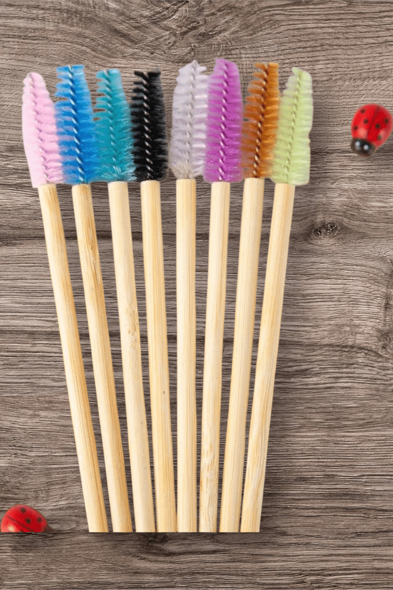 Eco-Friendly Colour Bamboo Spoolies ā 50 Pack