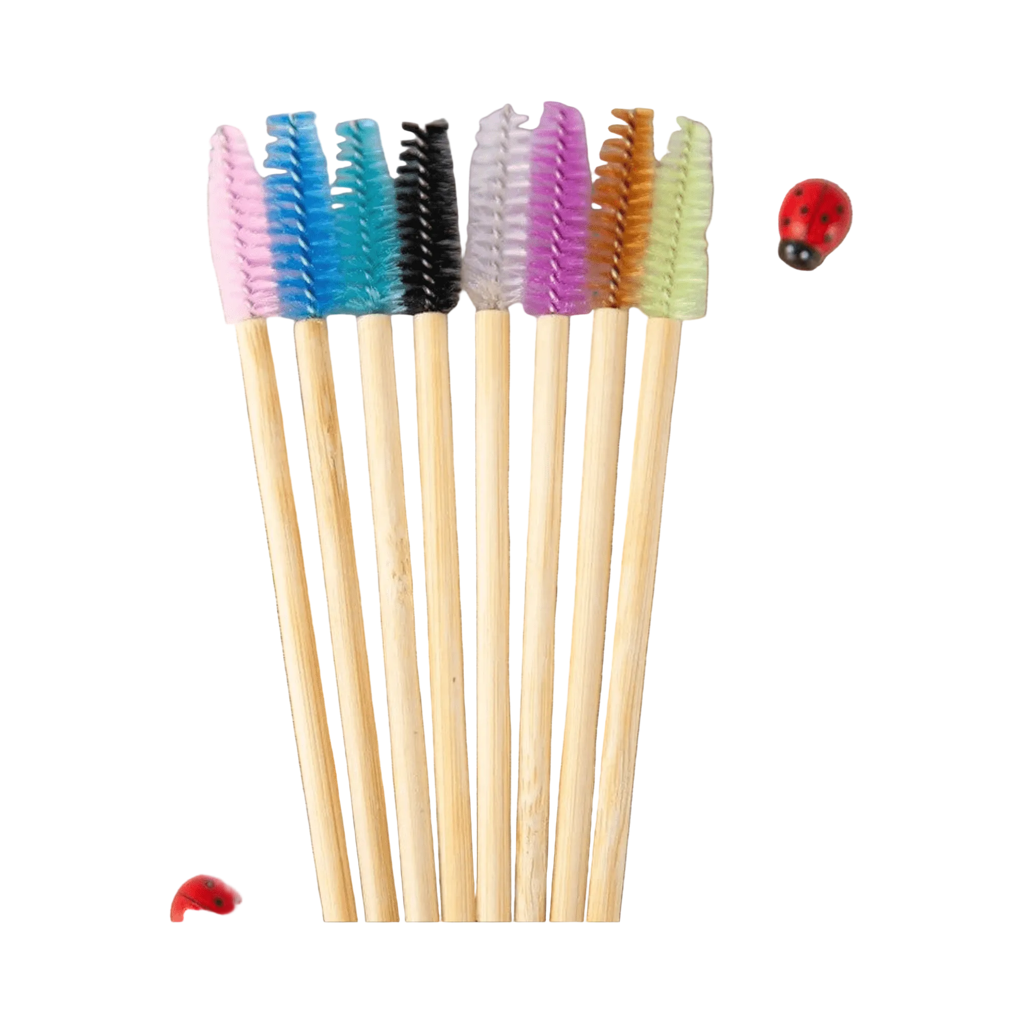Eco-Friendly Colour Bamboo Spoolies – 50 Pack