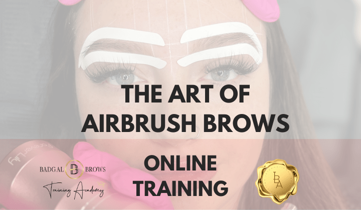 THE ART OF AIRBRUSH  BROWS ACCREDITED TRAINING COURSE
