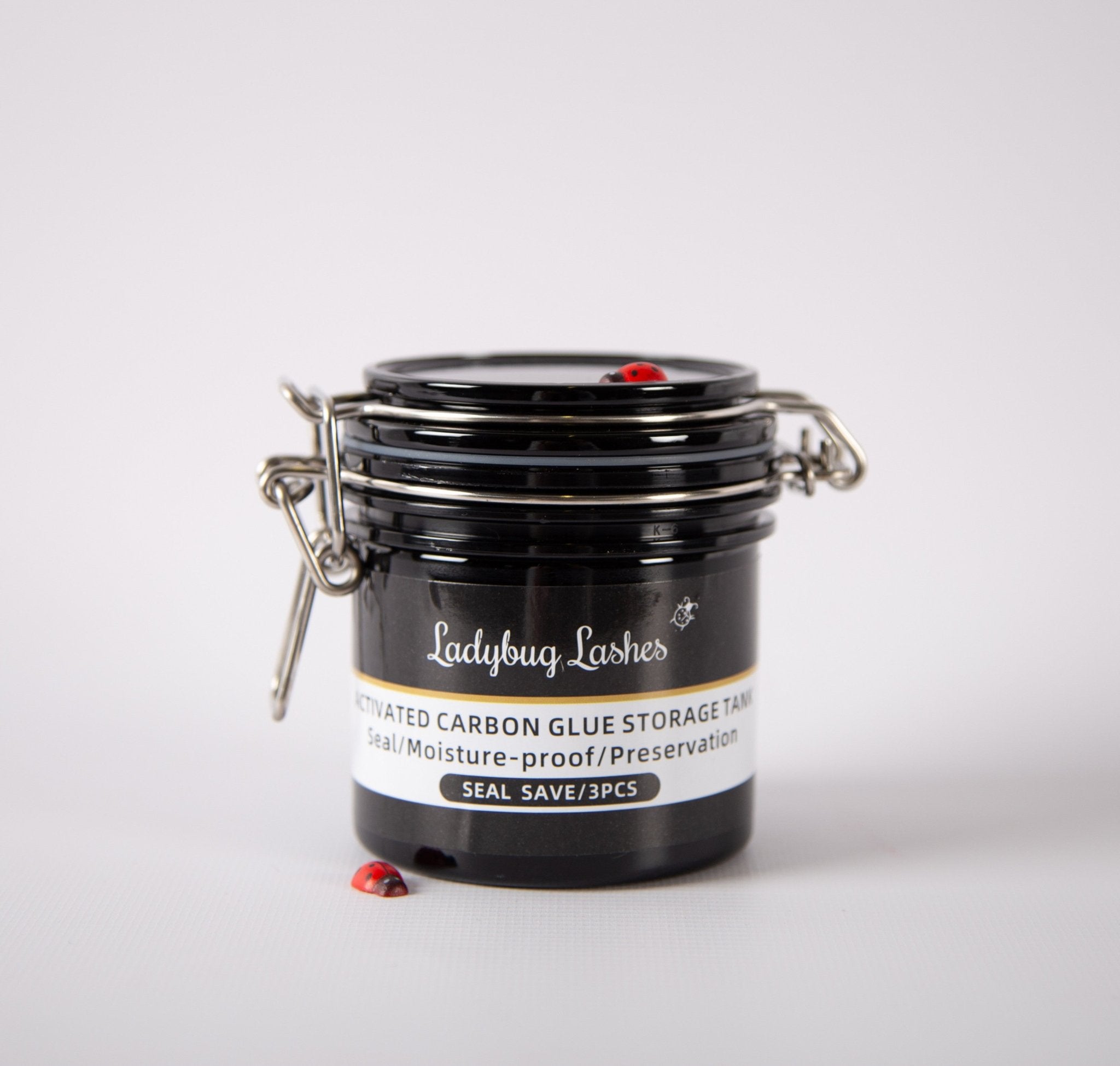 Ladybug Lashes Glue/Liquid/Balm Storage Container