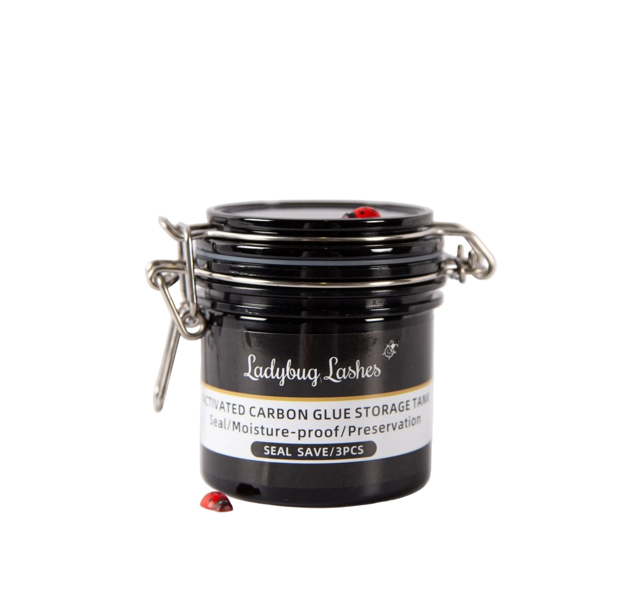 Ladybug Lashes Glue/Liquid/Balm Storage Container