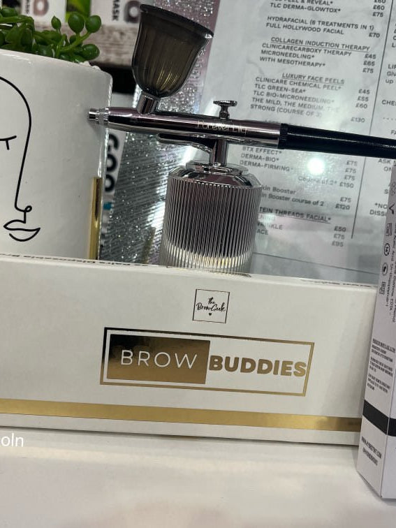 Airbrush Hybrid Brows KITS - Aqua Drops Liquid Brow Stain plus prep