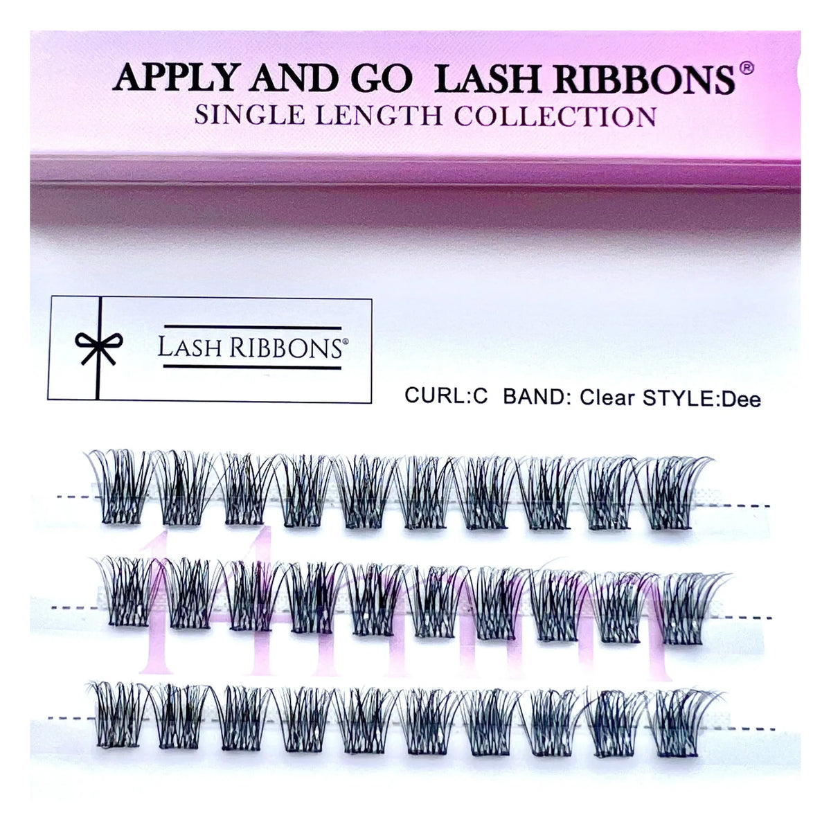 Lash Ribbons Dee Pre-Glued Lash Clusters – product image 7