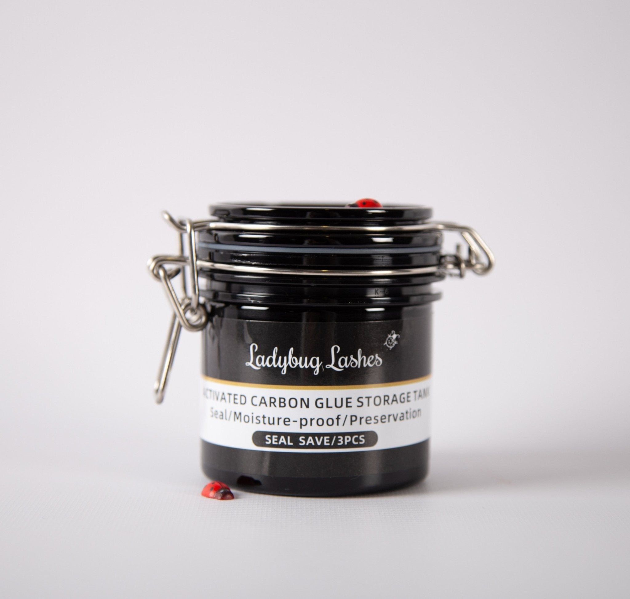Ladybug Lashes Glue/Liquid/Balm Storage Container