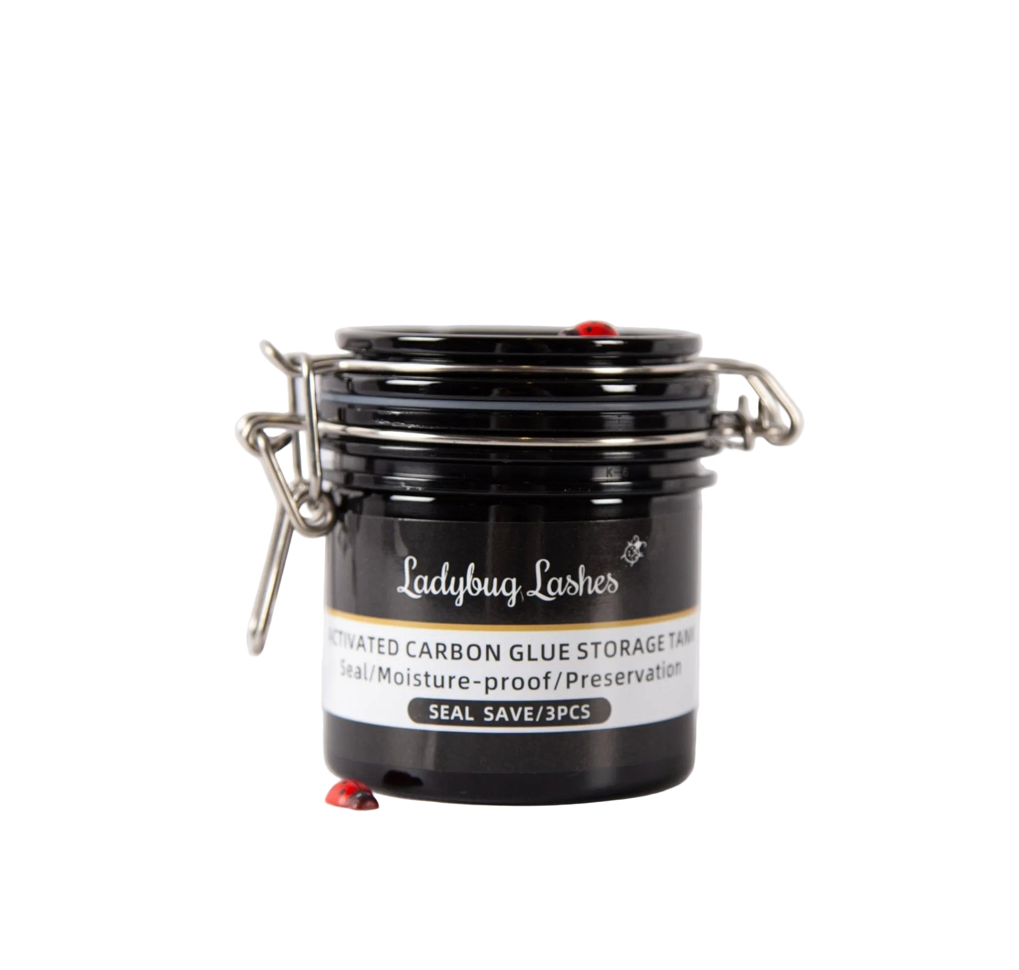 Ladybug Lashes Glue/Liquid/Balm Storage Container