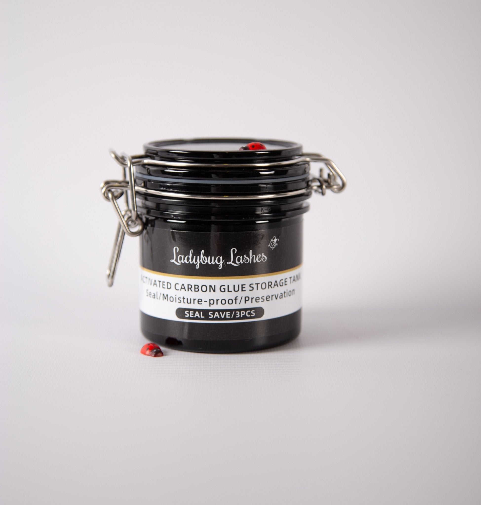 Ladybug Lashes Glue/Liquid/Balm Storage Container