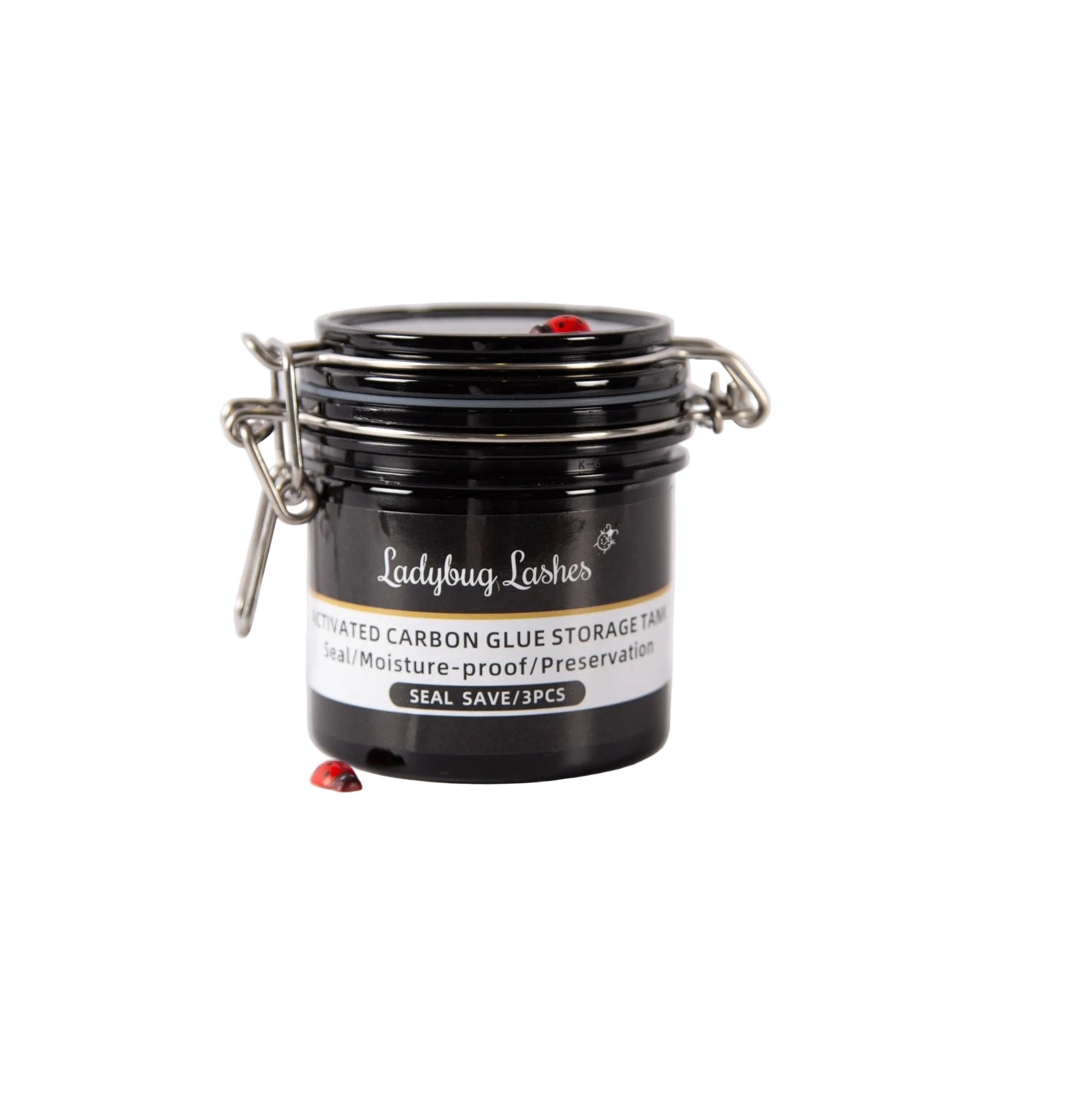 Ladybug Lashes Glue/Liquid/Balm Storage Container