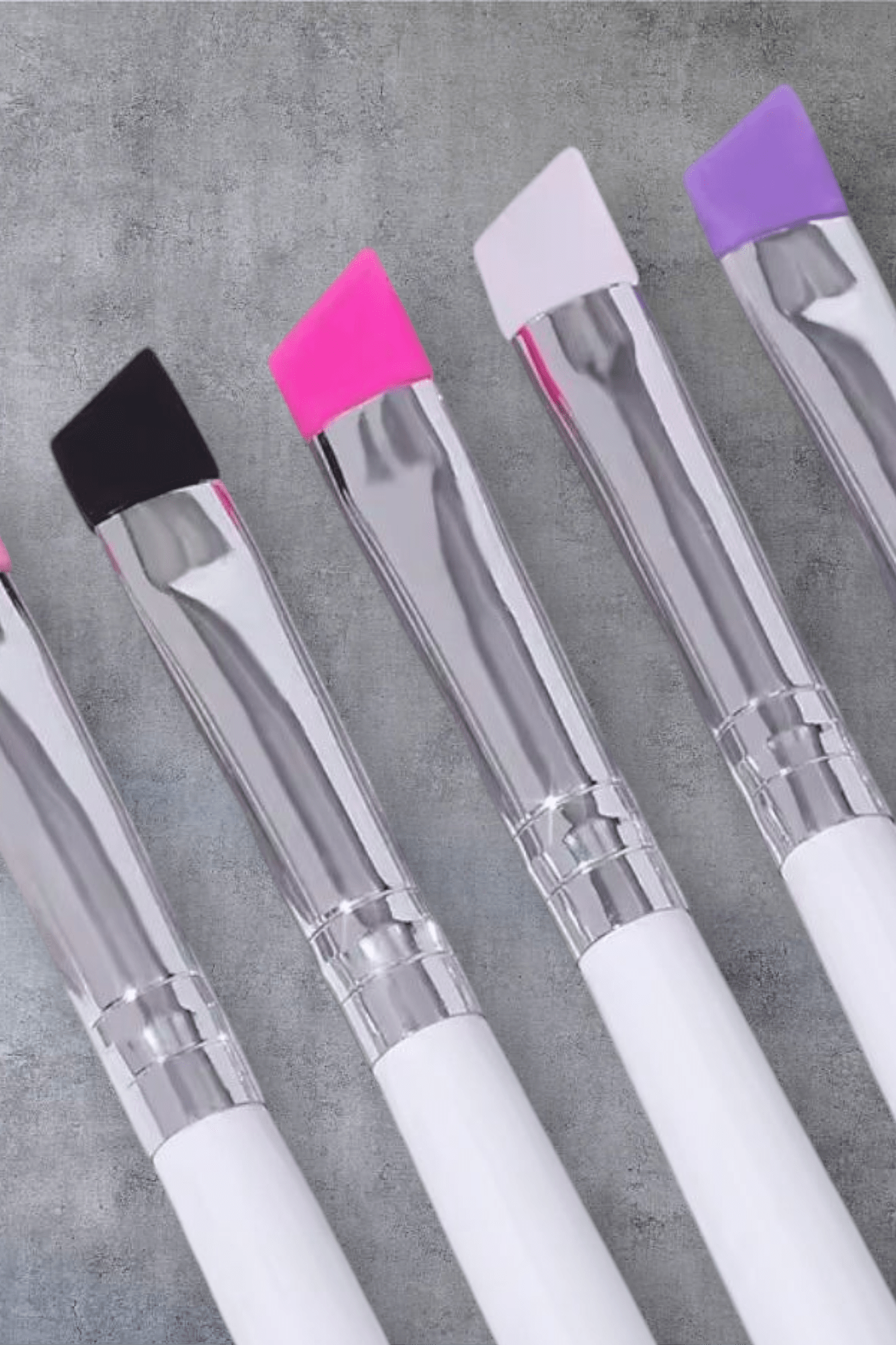 Lash & Brow Lamination Tint Angled Silicone Applicator Brush