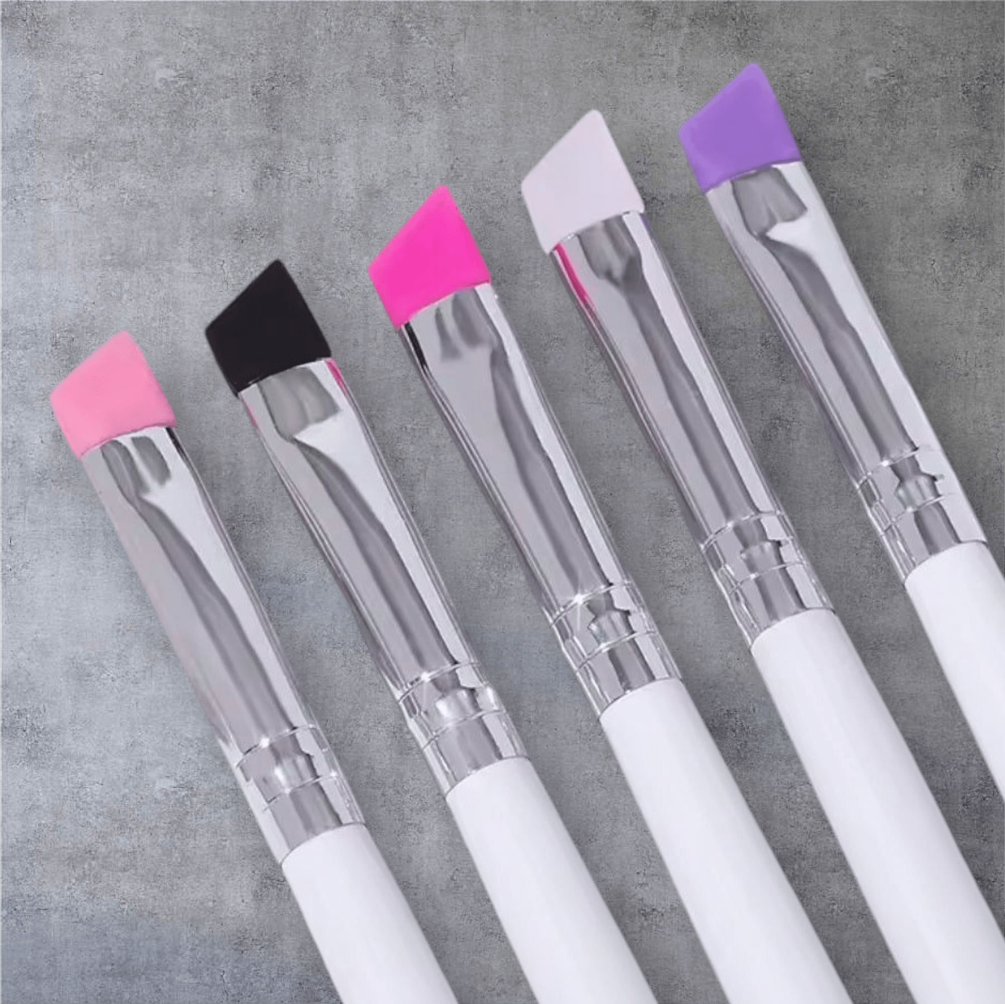 Lash & Brow Lamination Tint Angled Silicone Applicator Brush