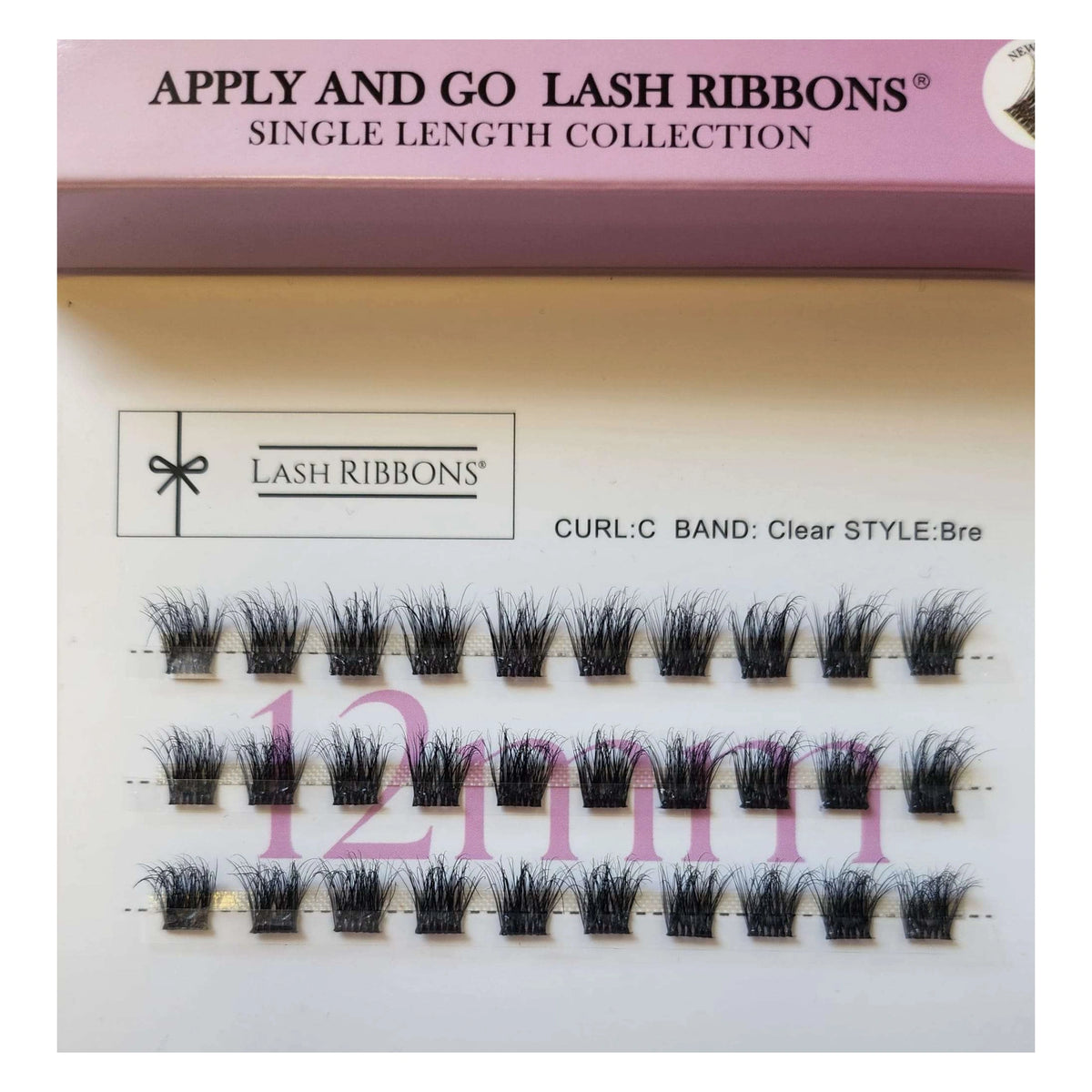 Lash Ribbons Bre Pre-Glued Lash Clusters – product image 1